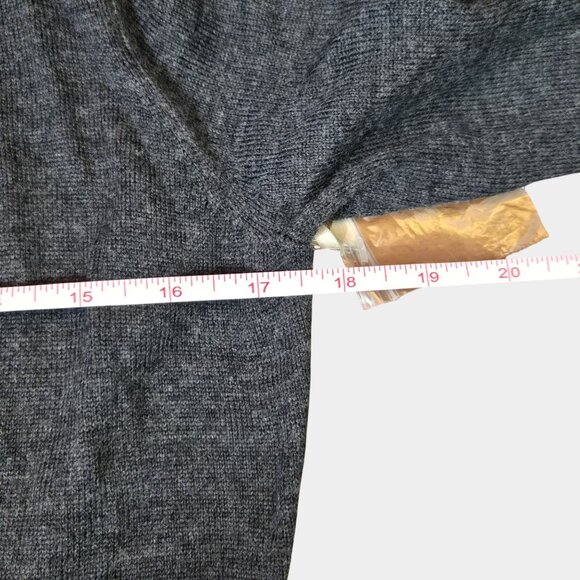 Nanette Lepore Women's Merino Wool Open Front Cardigan Sweater Gray S NWT - Picture 6 of 8